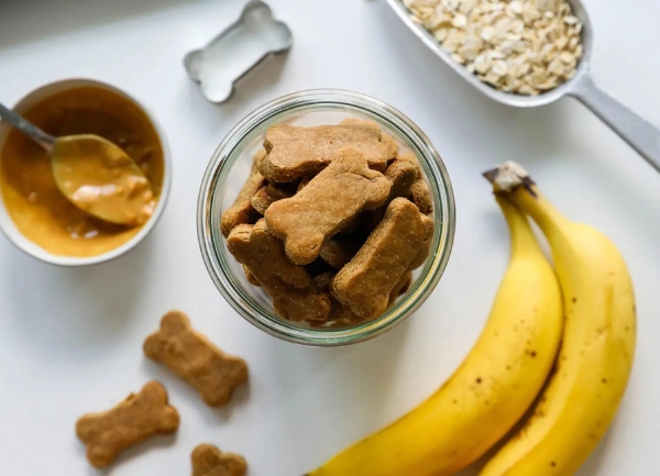 Dog Treats Peanut Butter Banana Bites